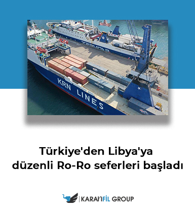 بدأت رحلات رو- رو المنتظمة من تركيا إلى ليبيا