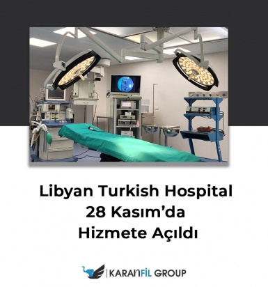 افتتاح أول مستشفى تركي في ليبيا